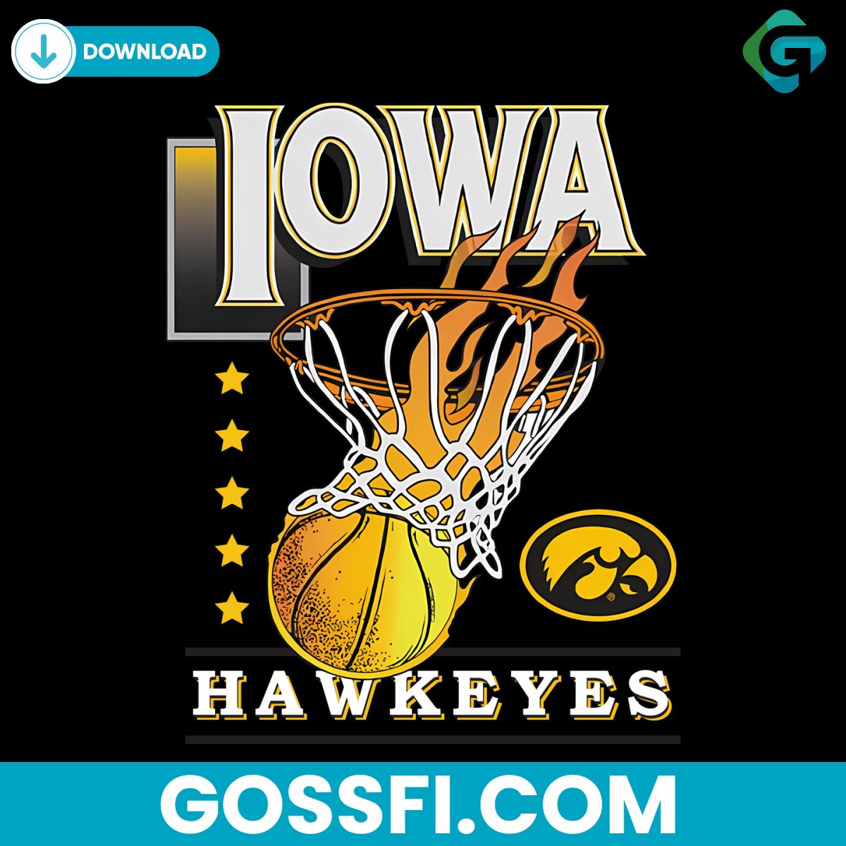 iowa-hawkeyes-basketball-fire-stars-png