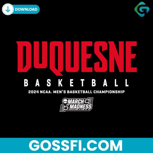 duquesne-mens-basketball-2024-ncaa-tournament-svg
