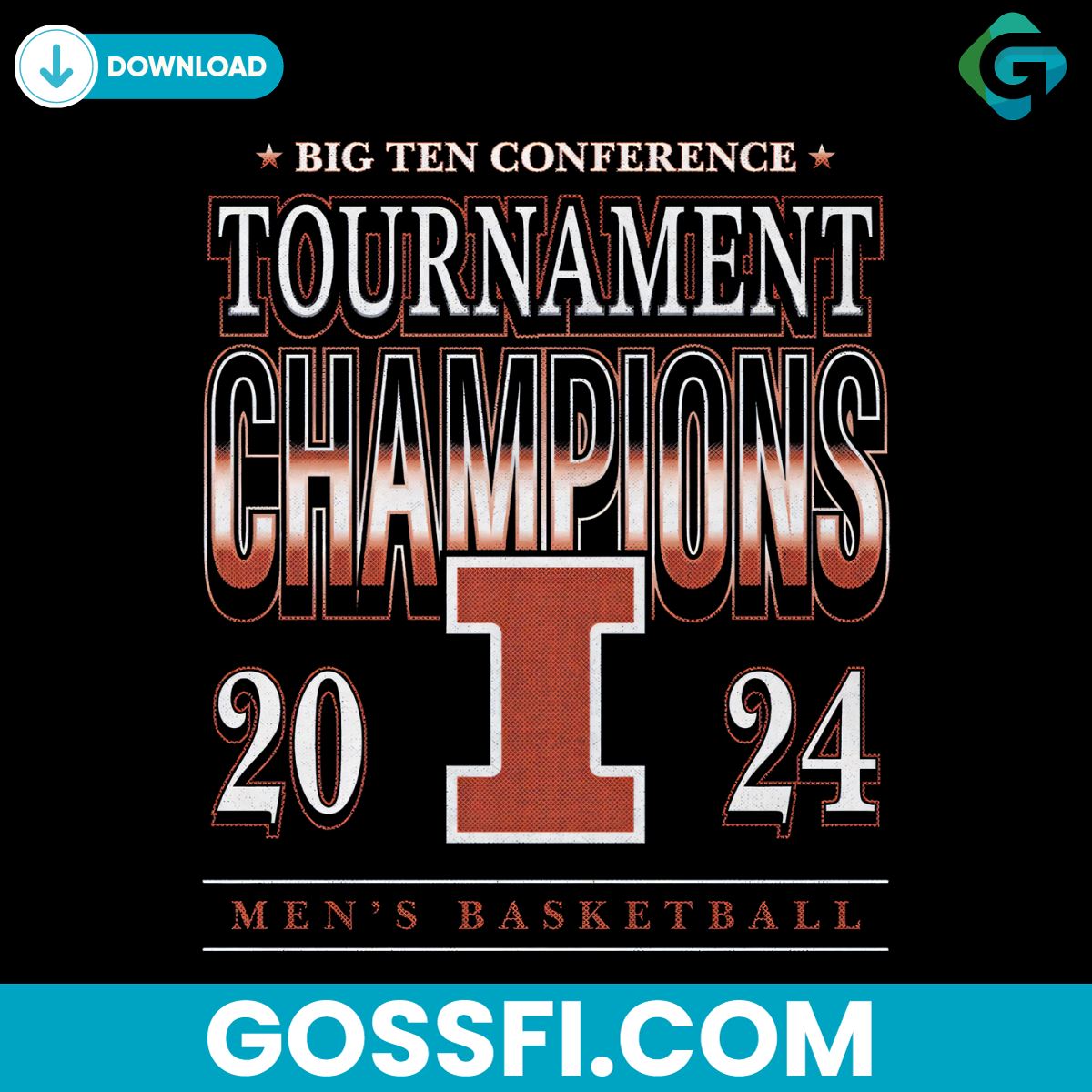 conference-tournament-champions-illinois-mbb-2024-svg