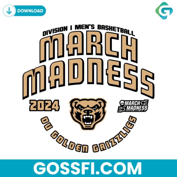 oakland-golden-grizzlies-2024-ncaa-march-madness-svg