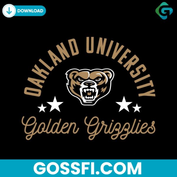 oakland-university-golden-grigglies-logo-vintage-svg