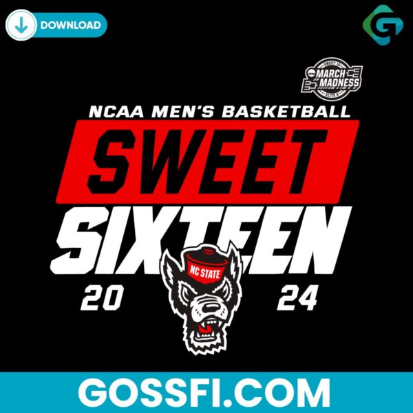 nc-state-wolfpack-2024-sweet-16-ncaa-svg