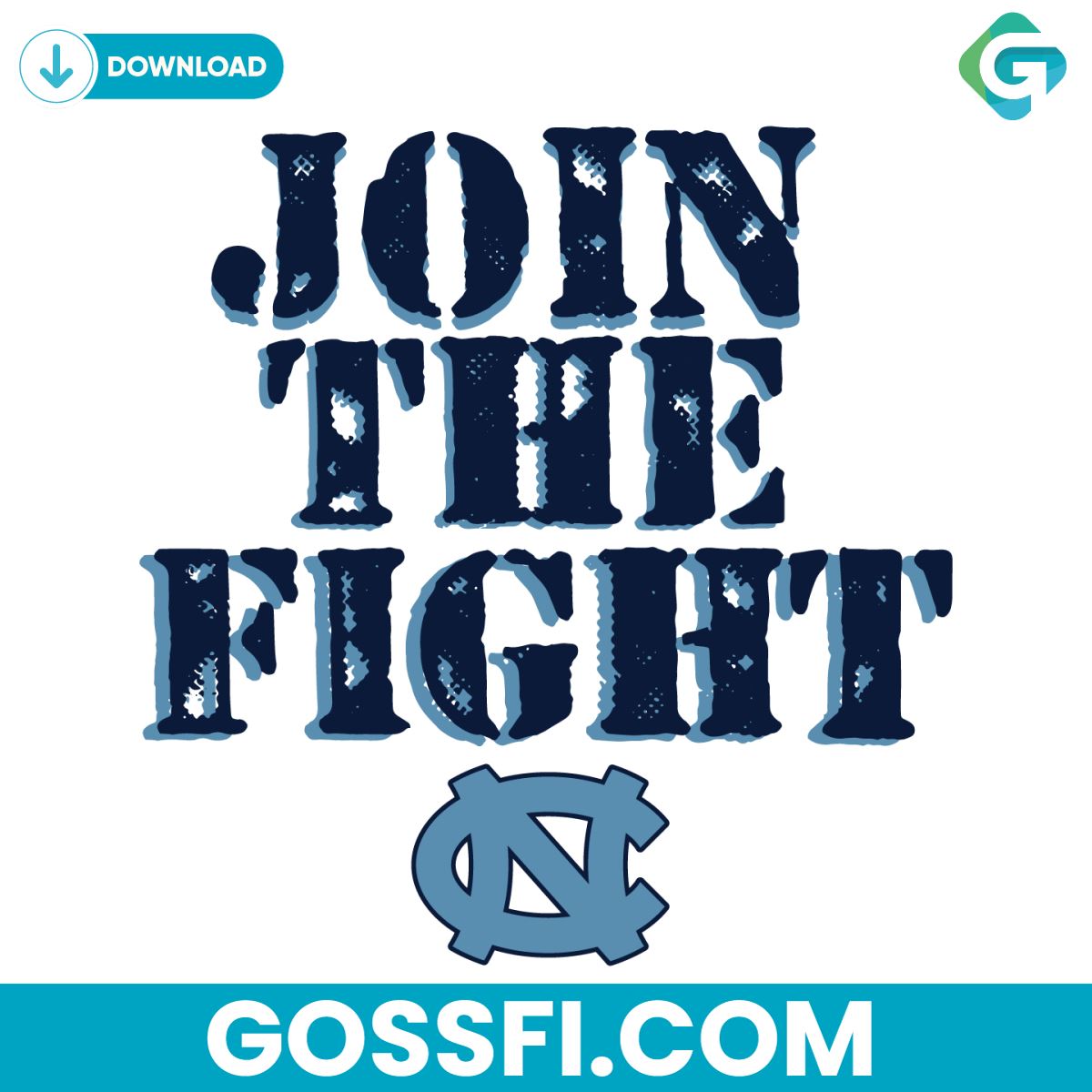 join-the-fight-unc-basketball-ncaa-svg-digital-download