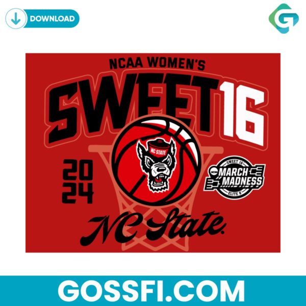 womens-basketball-sweet-16-nc-state-ncaa-svg