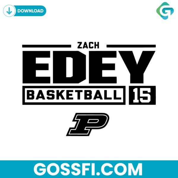 zach-edey-purdue-boilermakers-svg-digital-download