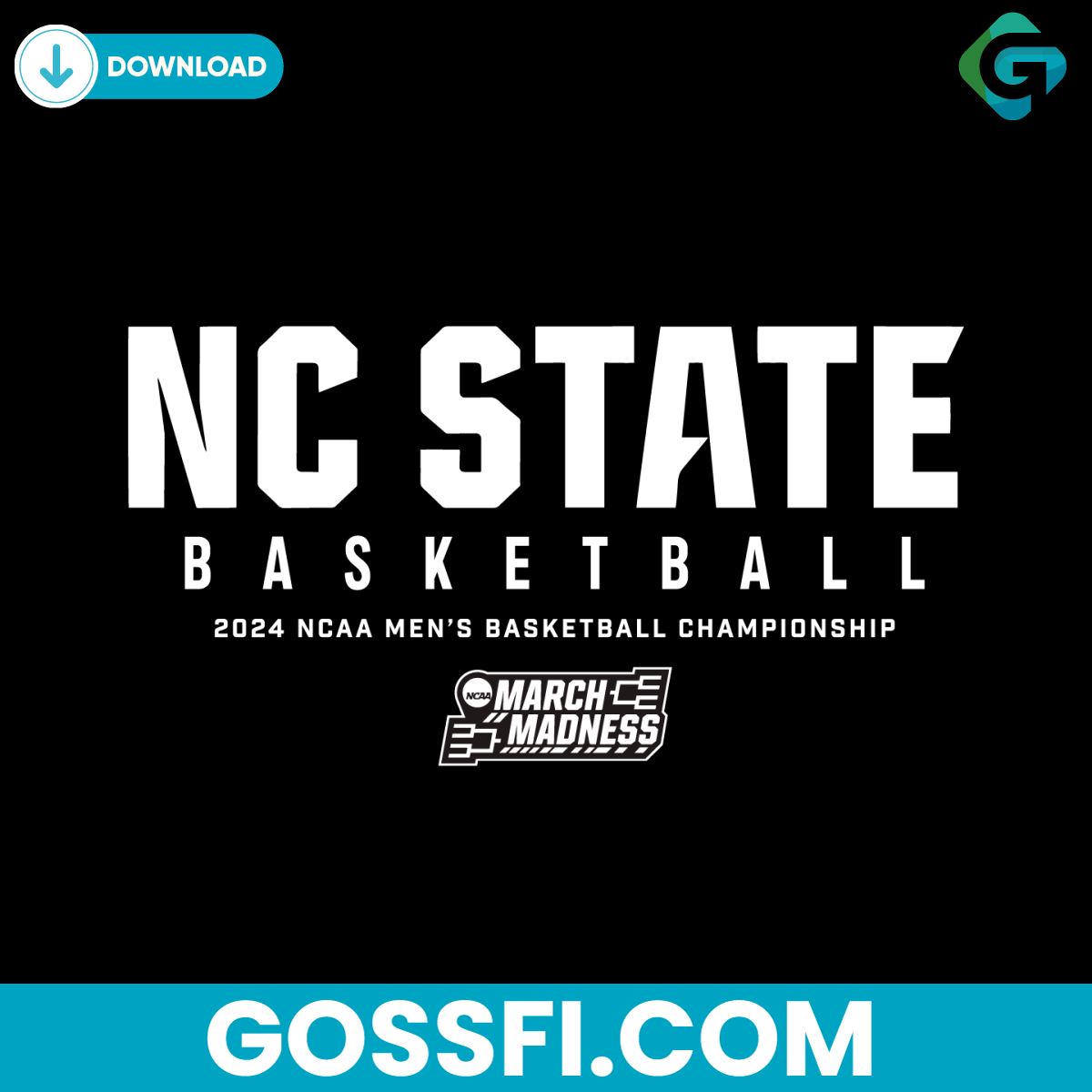 nc-state-mens-basketball-2024-ncaa-tournament-svg