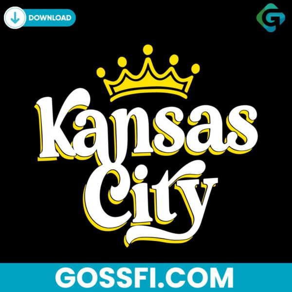 kansas-city-crown-baseball-mlb-svg-digital-download