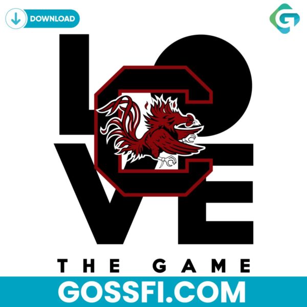 love-the-game-south-carolina-gamecocks-womens-basketball-svg