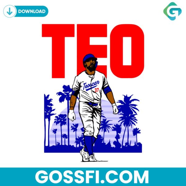 teoscar-hernandez-37-los-angeles-dodgers-svg