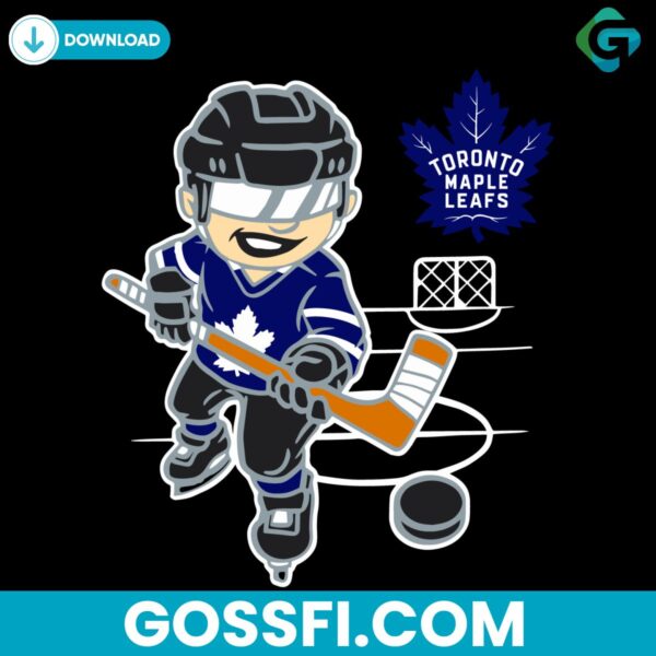 toronto-maple-leafs-play-hockey-svg-digital-download