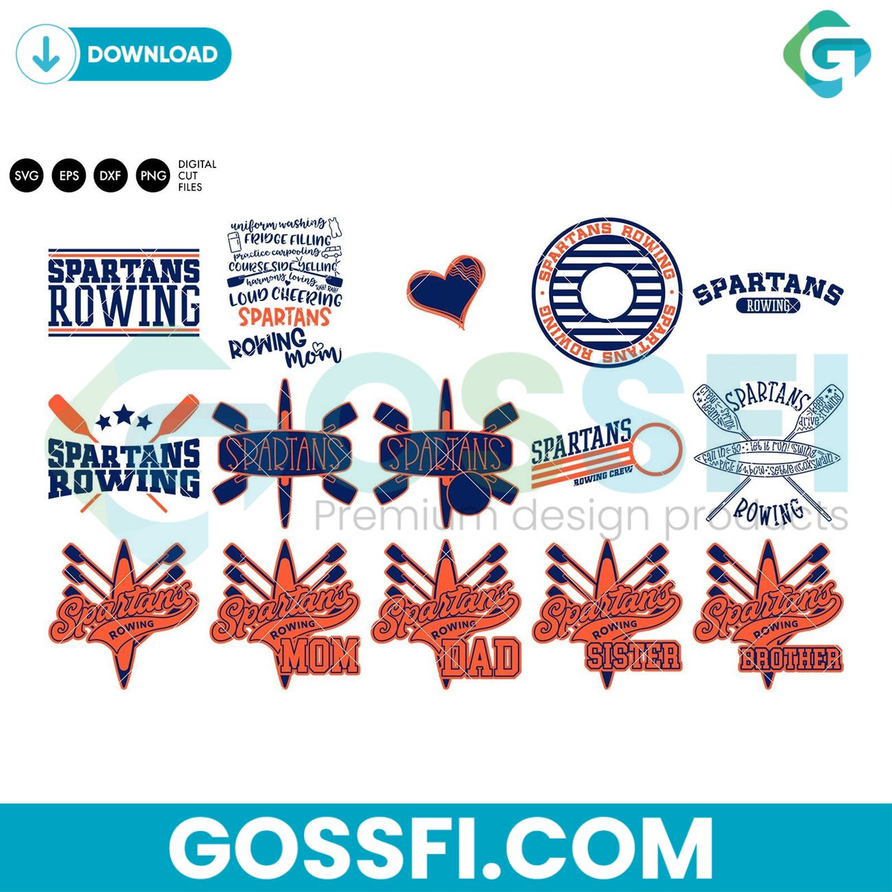 spartans-rowing-crew-bundle-svg-digital-download