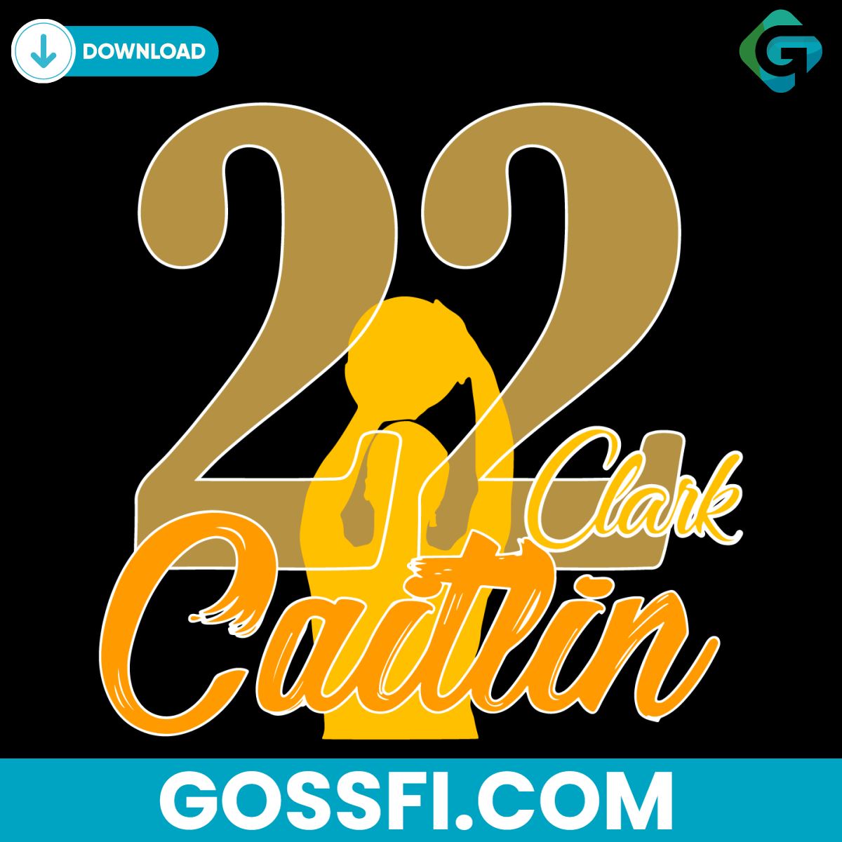 caitlin-clark-22-player-basketball-ncaa-svg-digital-download