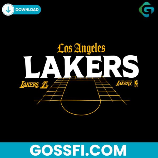 basketball-court-los-angeles-lakers-nba-svg-digital-download