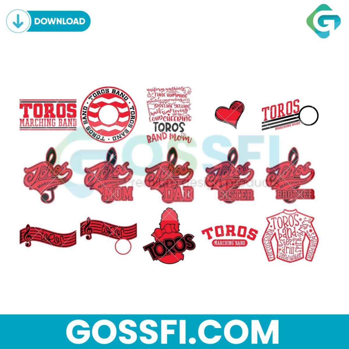 toros-marching-band-bundle-svg-digital-download