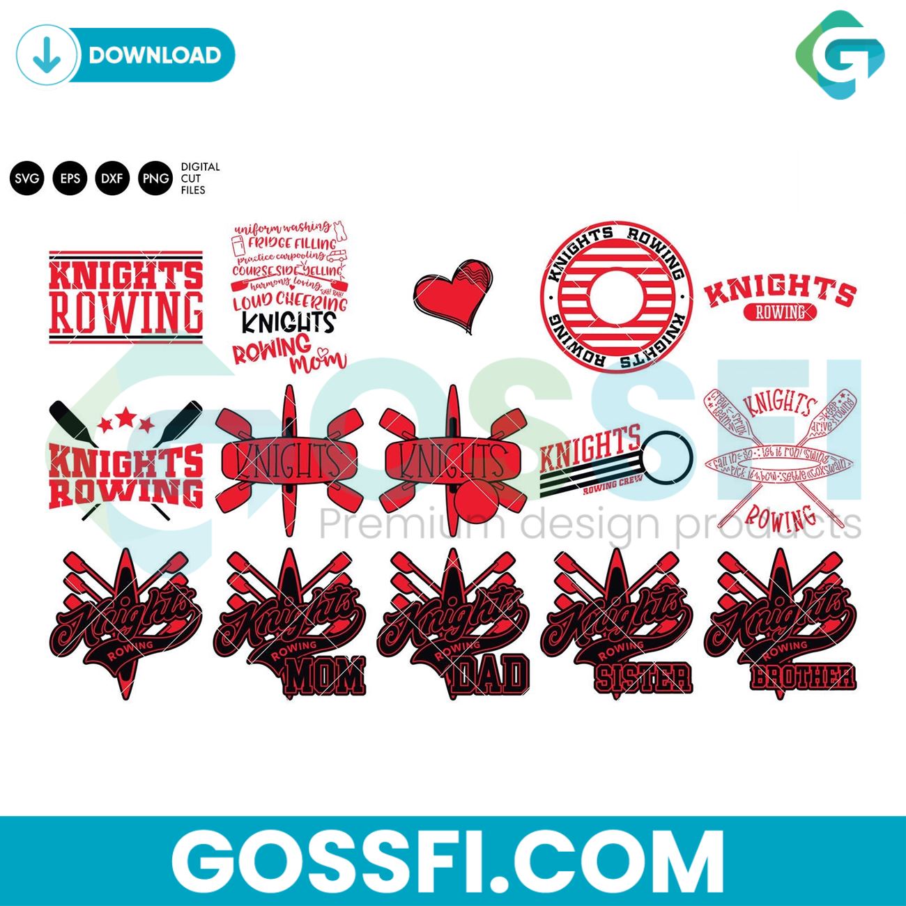 knights-rowing-crew-bundle-svg-digital-download