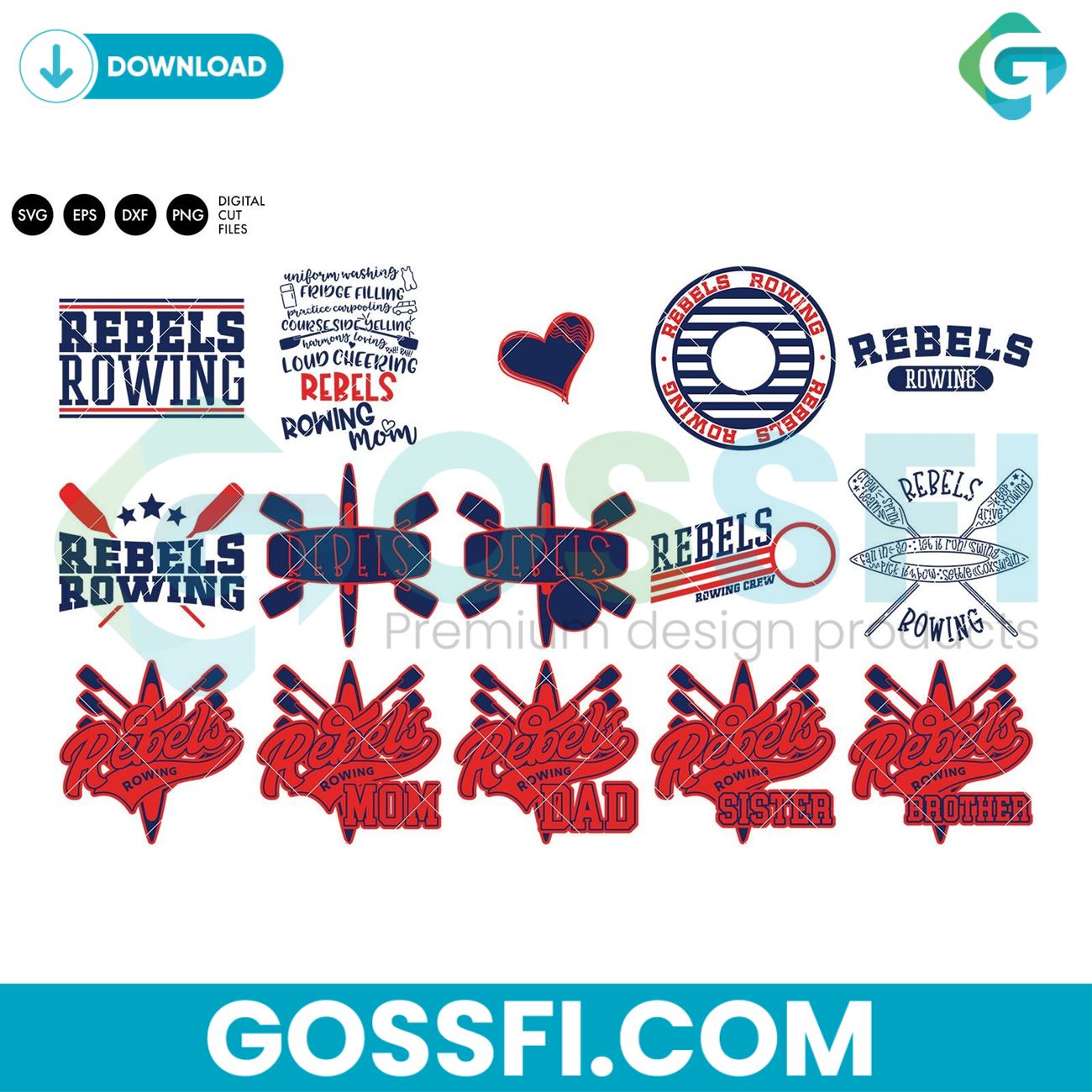 rebels-rowing-crew-bundle-svg-digital-download