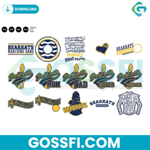 bearkats-marching-band-bundle-svg-digital-download