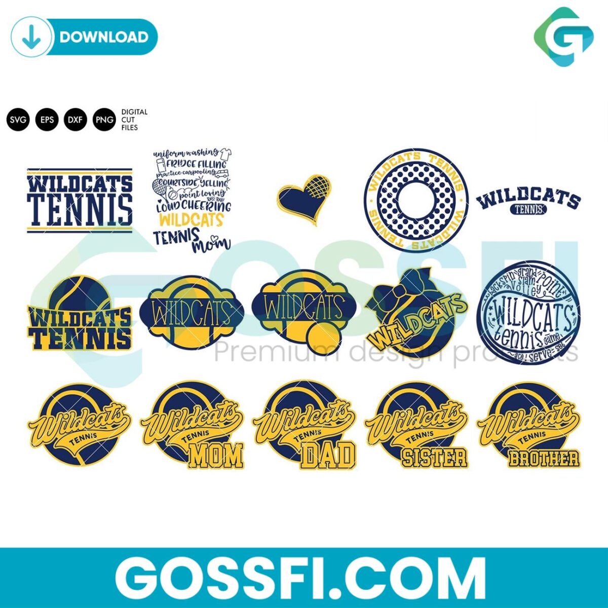 wildcats-tennis-bundle-svg-digital-download