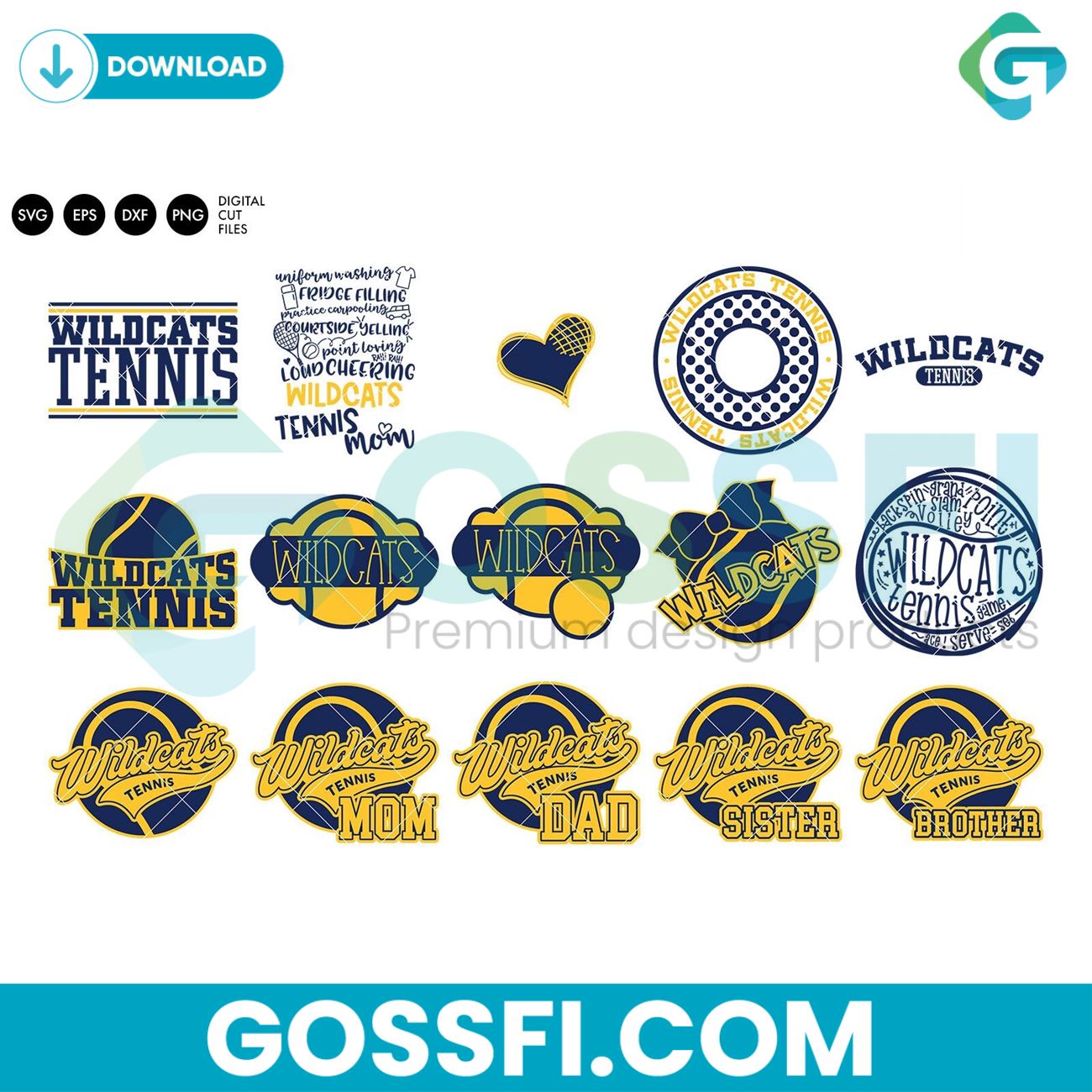 wildcats-tennis-bundle-svg-digital-download