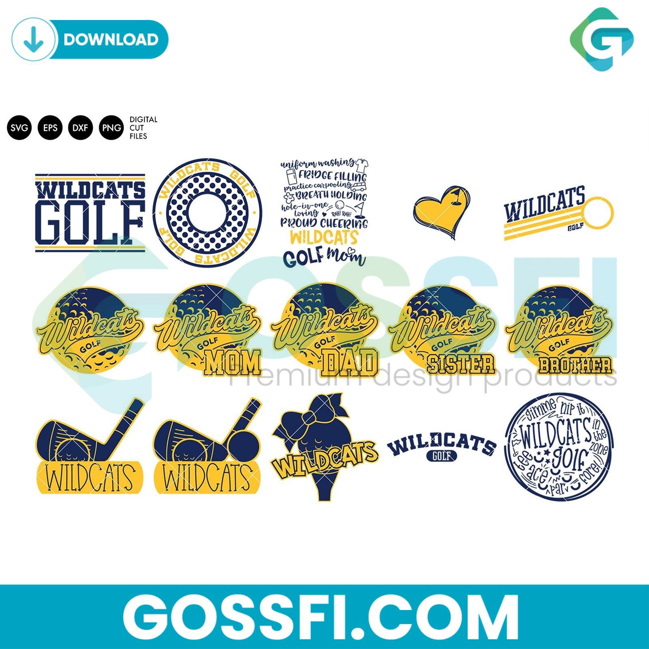 wildcats-golf-team-bundle-svg-digital-download