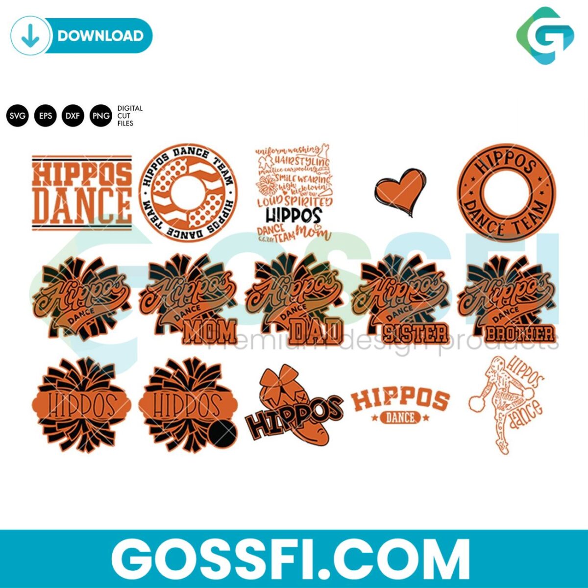 hippos-dance-team-bundle-svg-digital-download