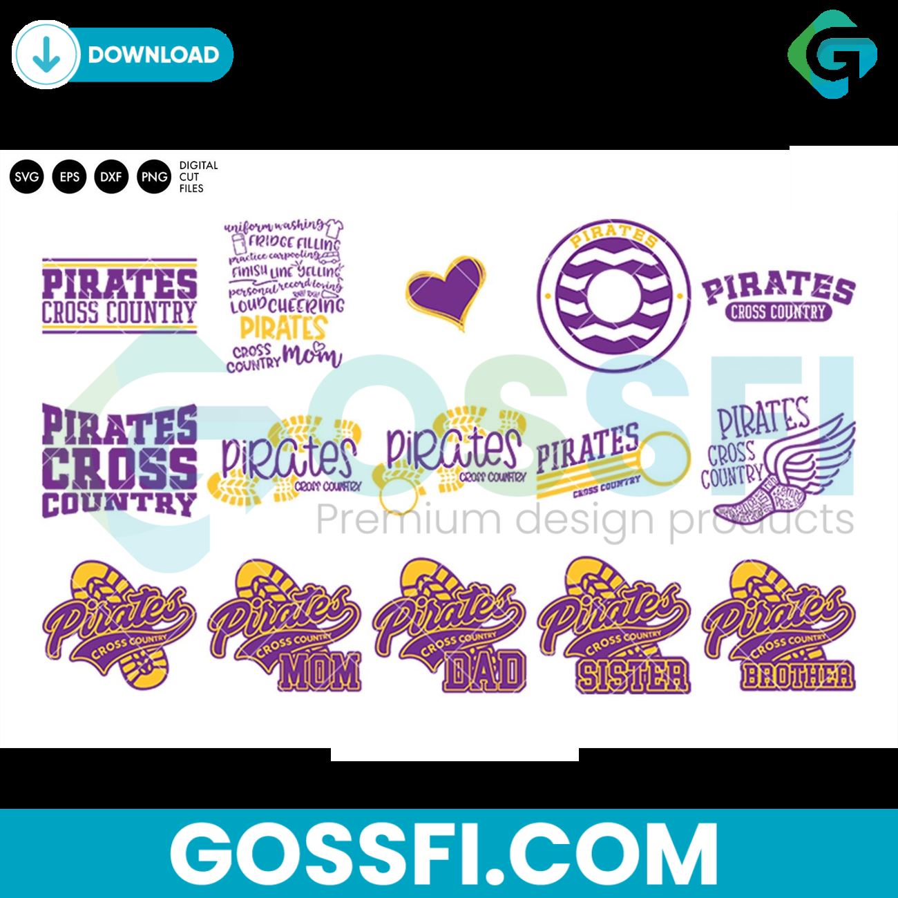 pirates-cross-country-bundle-svg-digital-download