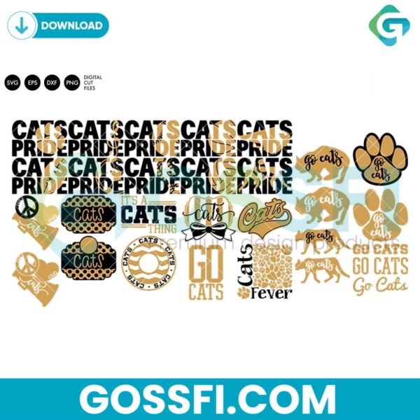 cats-mascot-bundle-svg-digital-download