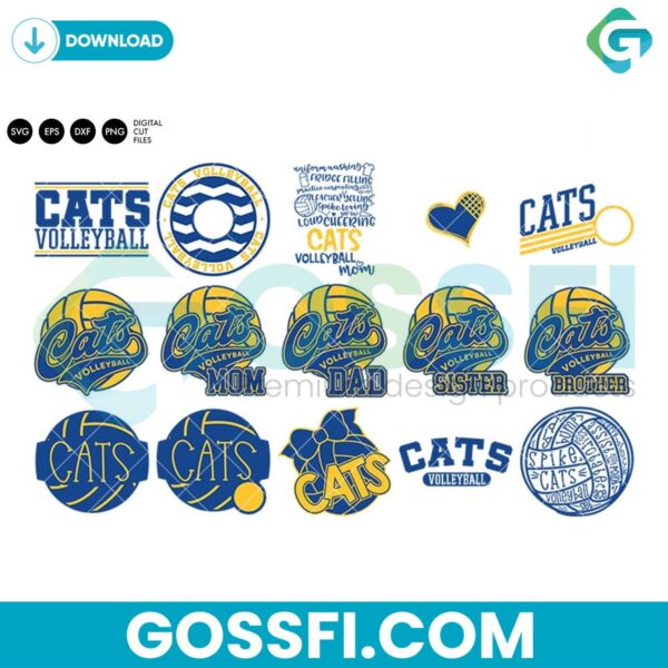 cats-volleyball-spirit-bundle-svg-digital-download