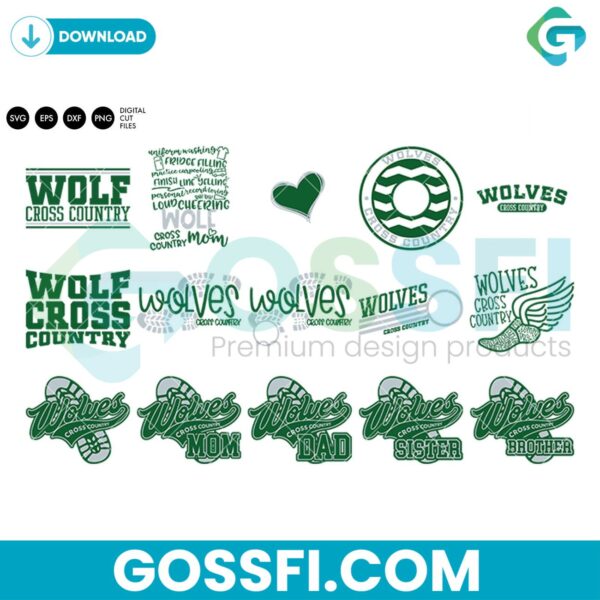 wolves-cross-country-bundle-svg-digital-download