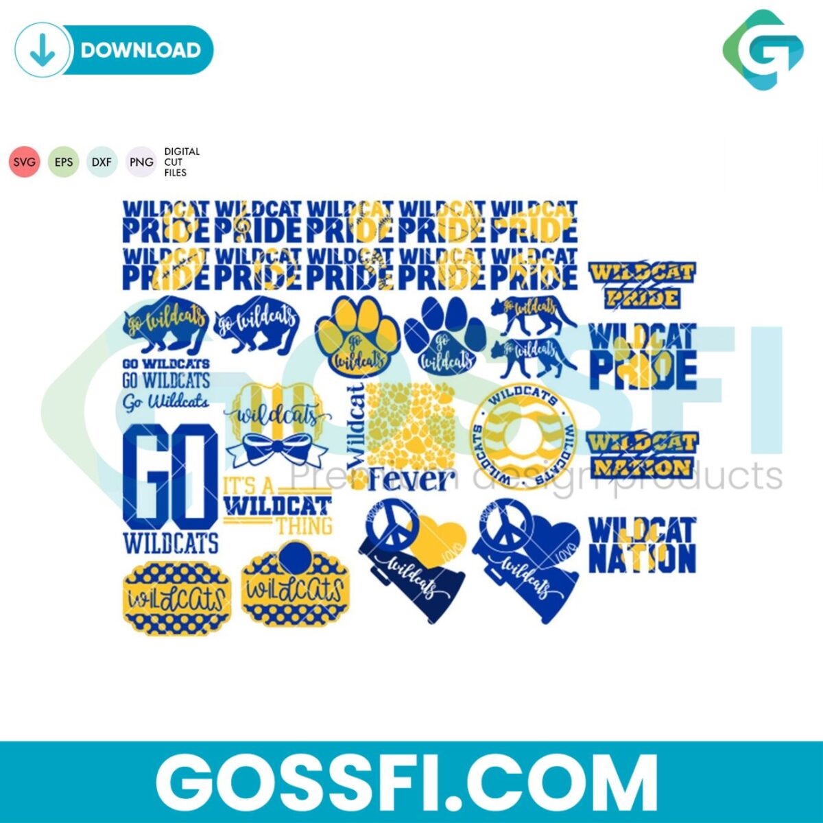 wildcats-mascot-bundle-svg-digital-download