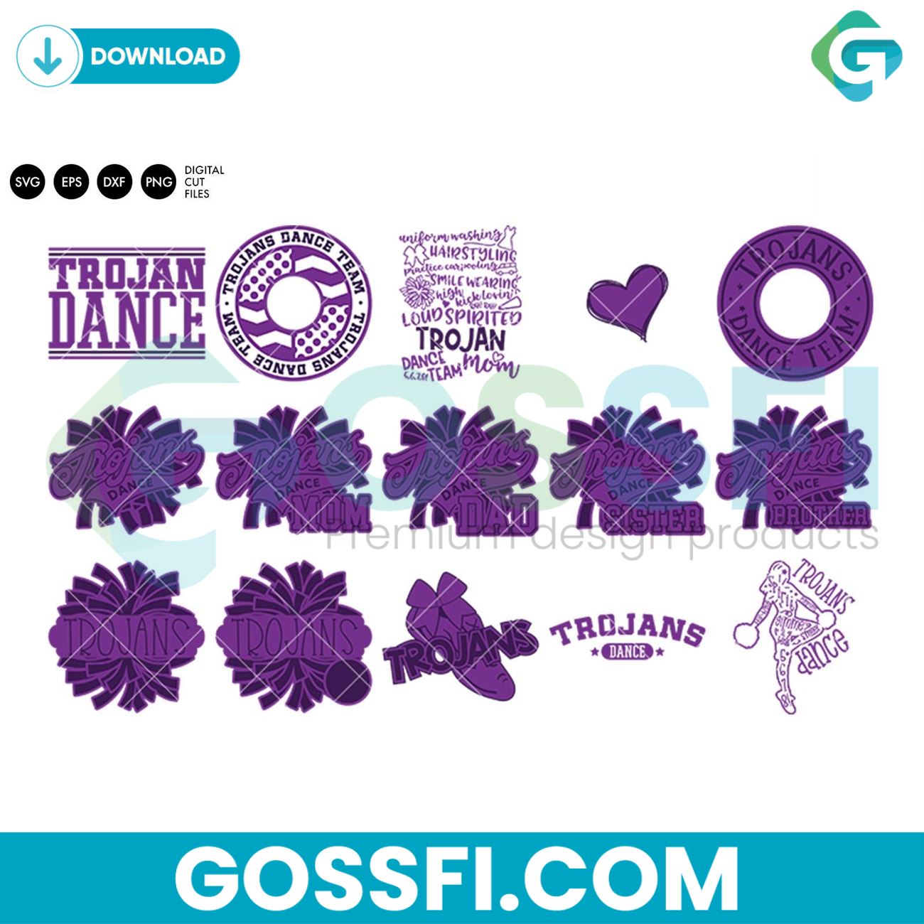 trojans-dance-bundle-svg-digital-download