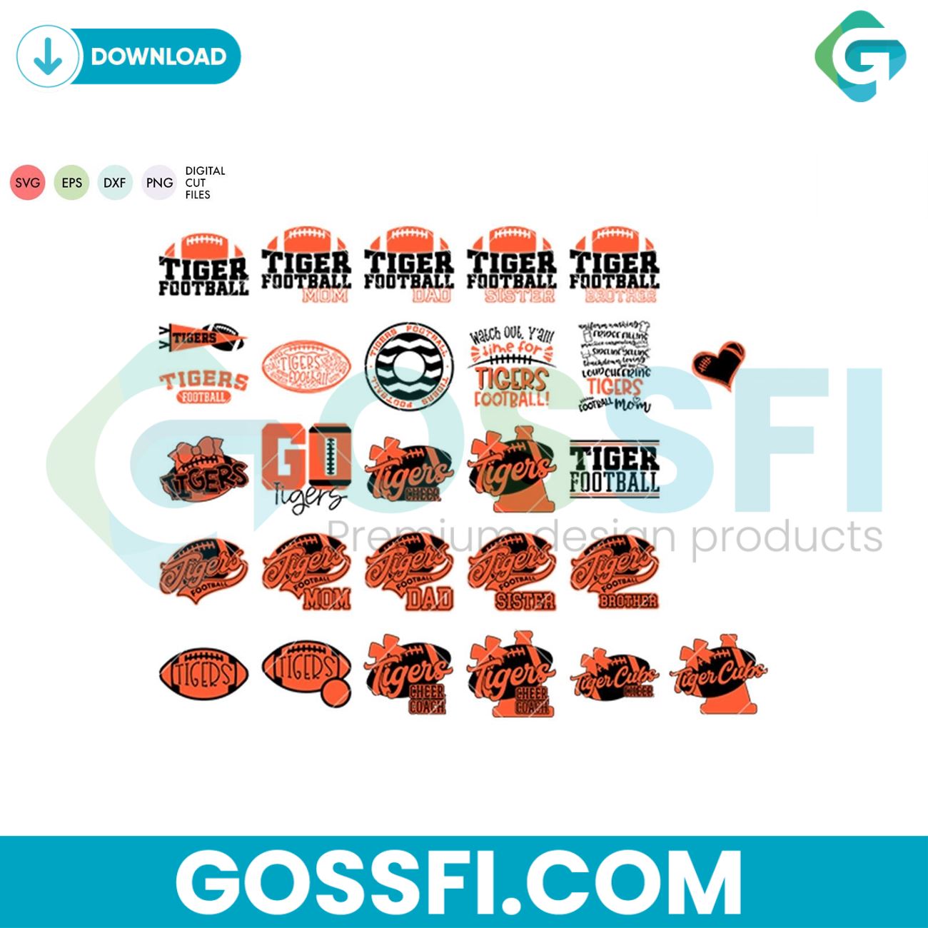 tigers-football-bundle-svg-digital-download