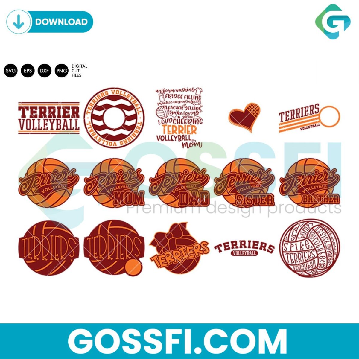 terriers-volleyball-bundle-svg-digital-download