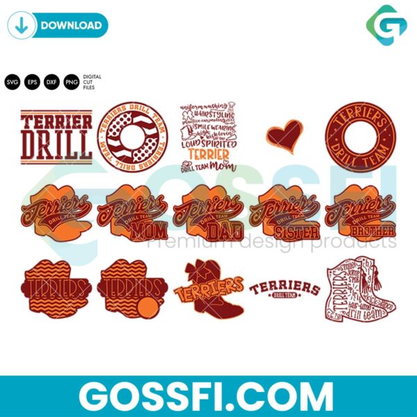 terriers-drill-bundle-svg-digital-download