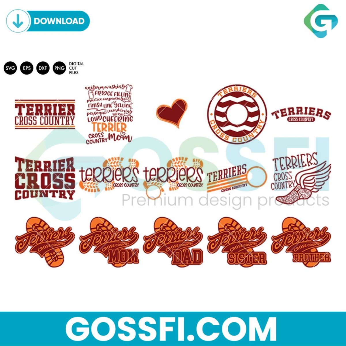 terriers-cross-country-bundle-svg-digital-download