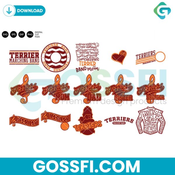 terriers-band-bundle-svg-digital-download