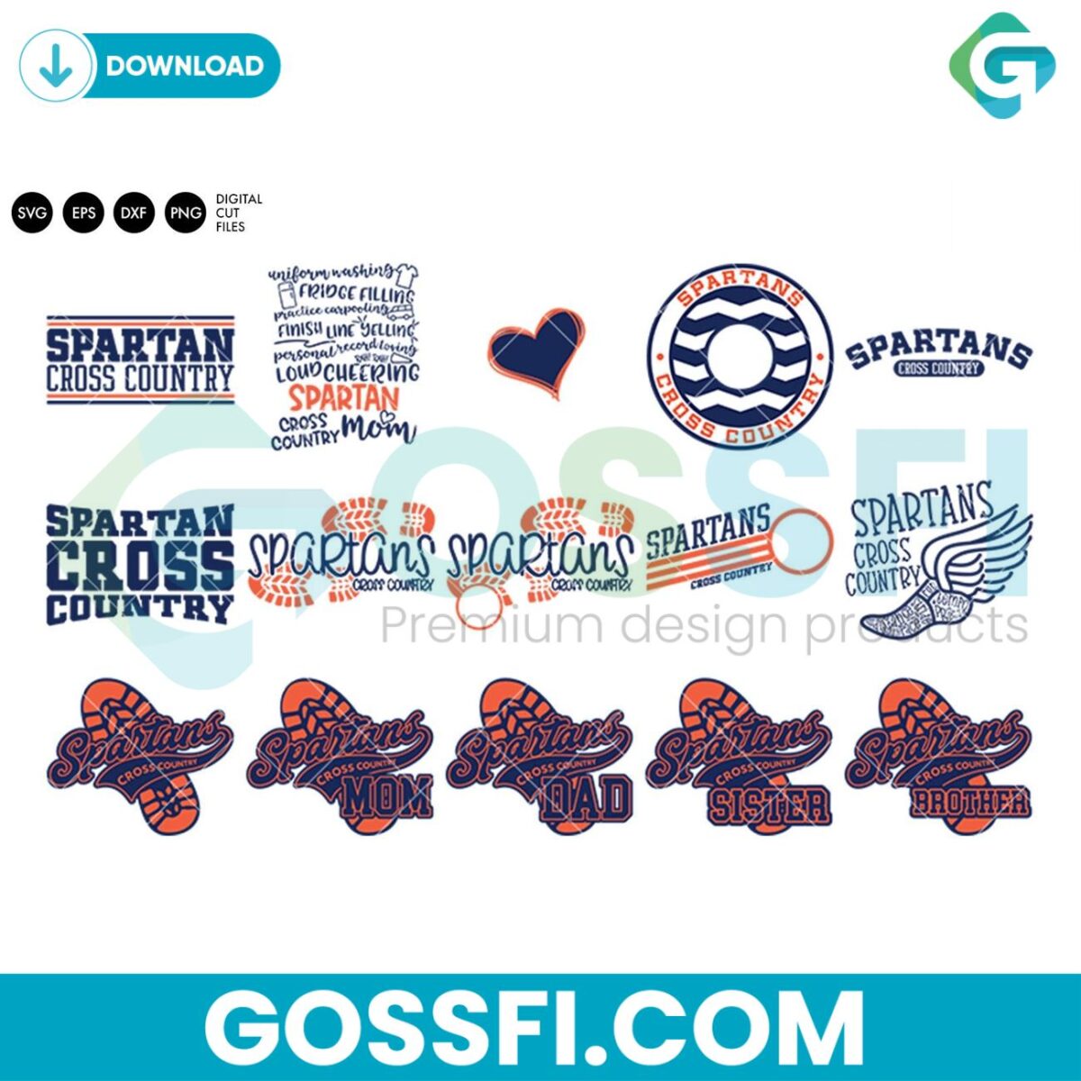 spartans-cross-country-bundle-svg-digital-download