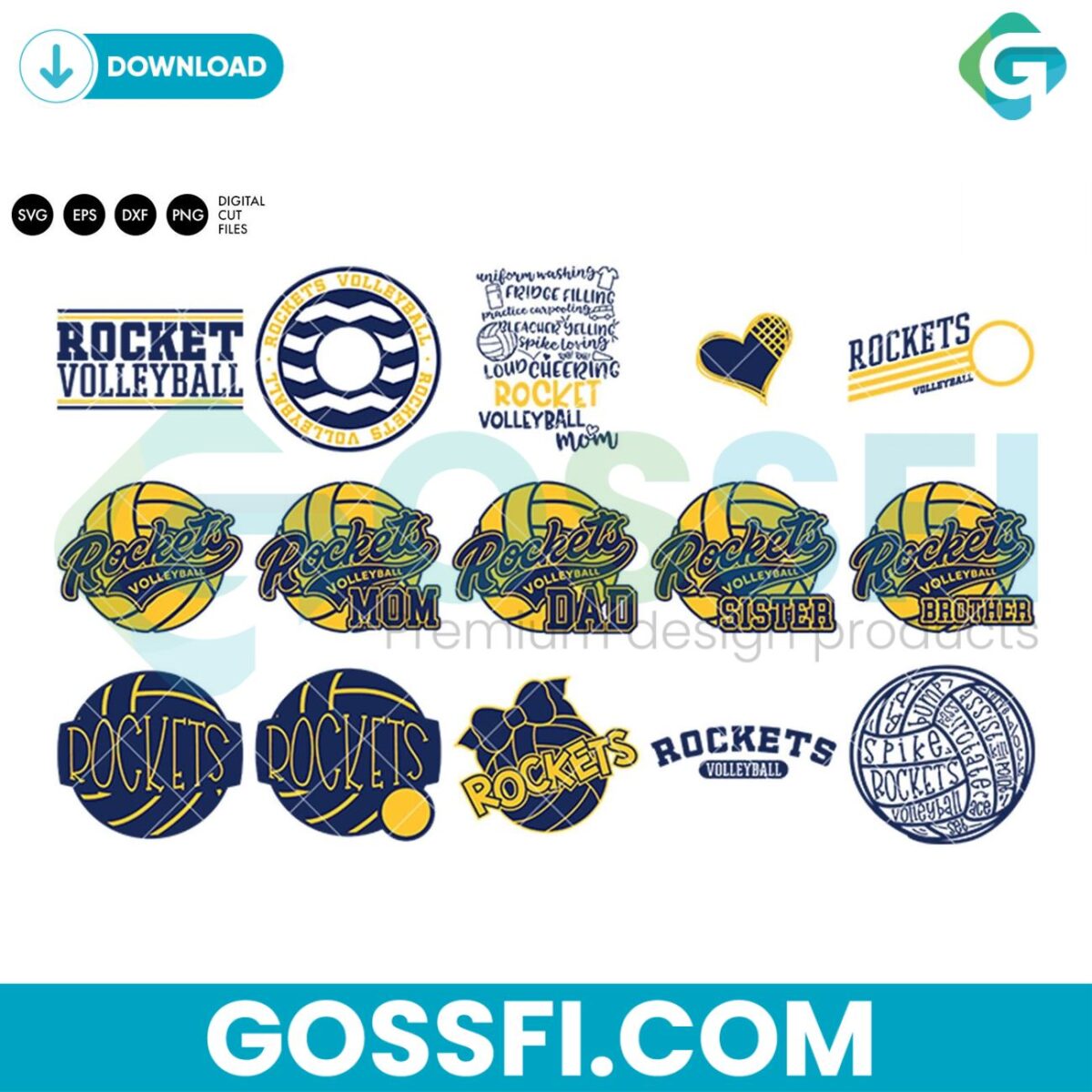 rockets-volleyball-bundle-svg-digital-download