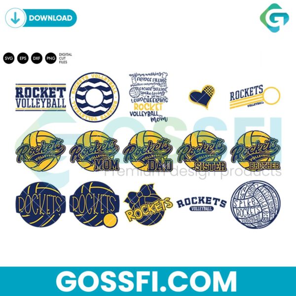 rockets-volleyball-bundle-svg-digital-download