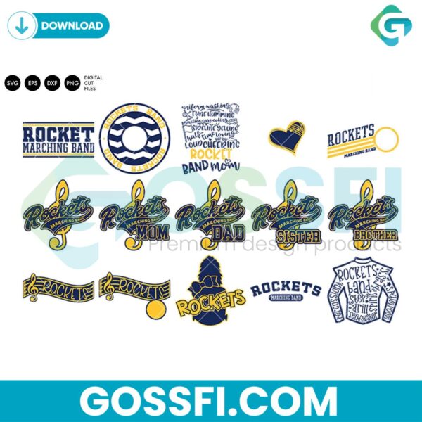 rockets-band-bundle-svg-digital-download