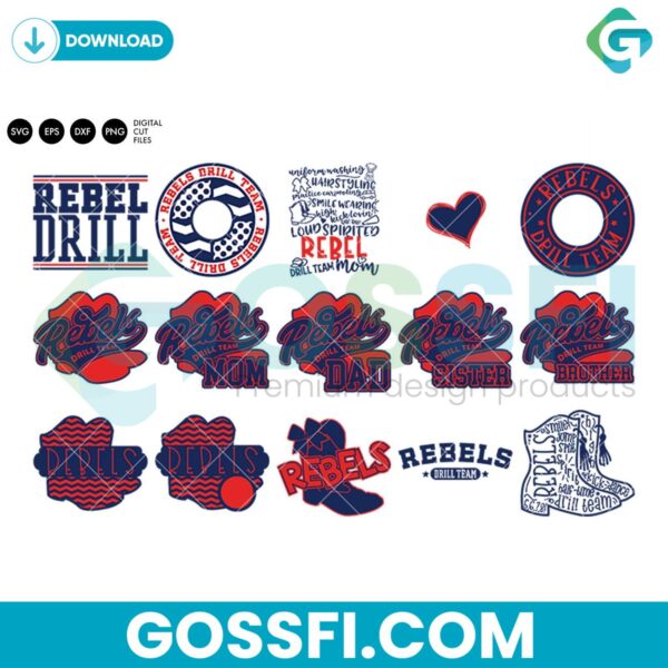 rebels-drill-bundle-svg-digital-download