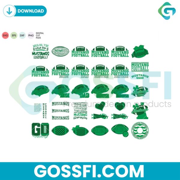 mustangs-football-bundle-svg-digital-download