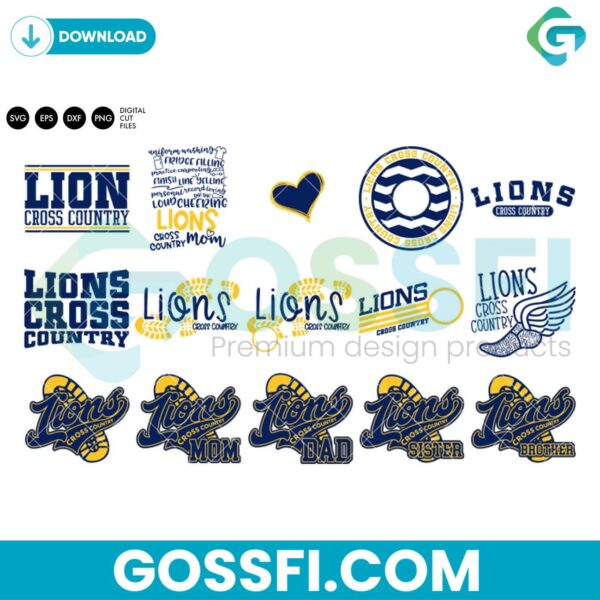 lions-cross-country-bundle-svg-digital-download