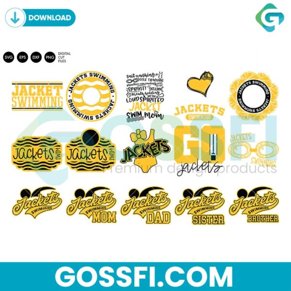 jackets-swim-bundle-svg-digital-download