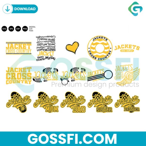 jackets-cross-country-bundle-svg-digital-download