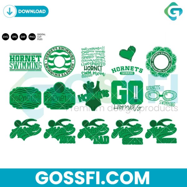 hornets-swim-bundle-svg-digital-download