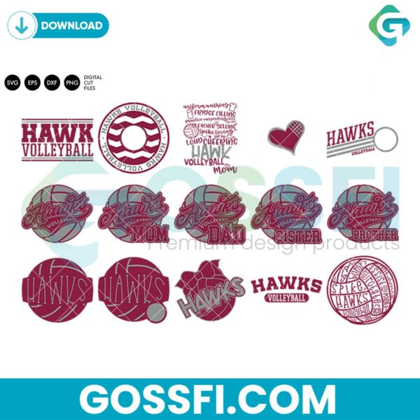 hawks-volleyball-bundle-svg-digital-download