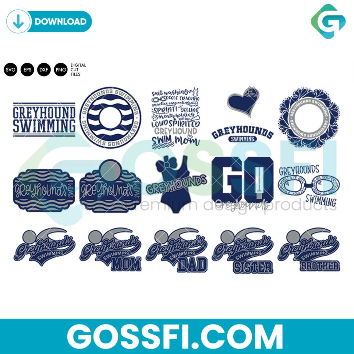 greyhounds-swim-bundle-svg-digital-download