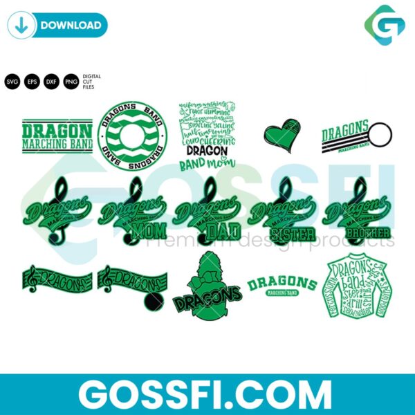 dragons-band-bundle-svg-digital-download