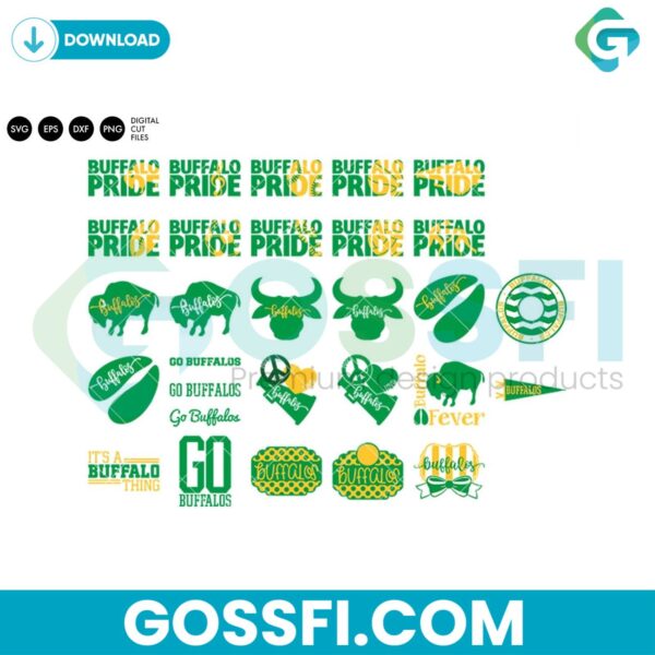 buffalos-mascot-bundle-svg-digital-download